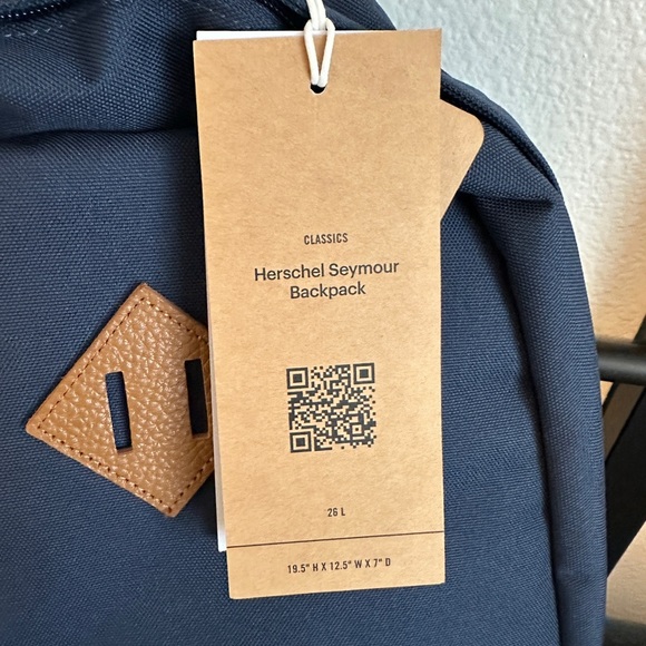 Herschel Supply Company Navy Seymour Backpack - Picture 2 of 7